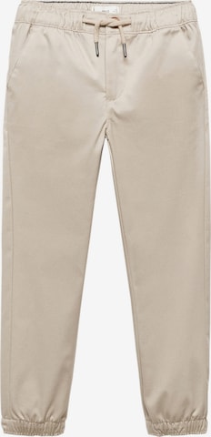 MANGO KIDS Tapered Broek 'FELI' in Grijs: voorkant