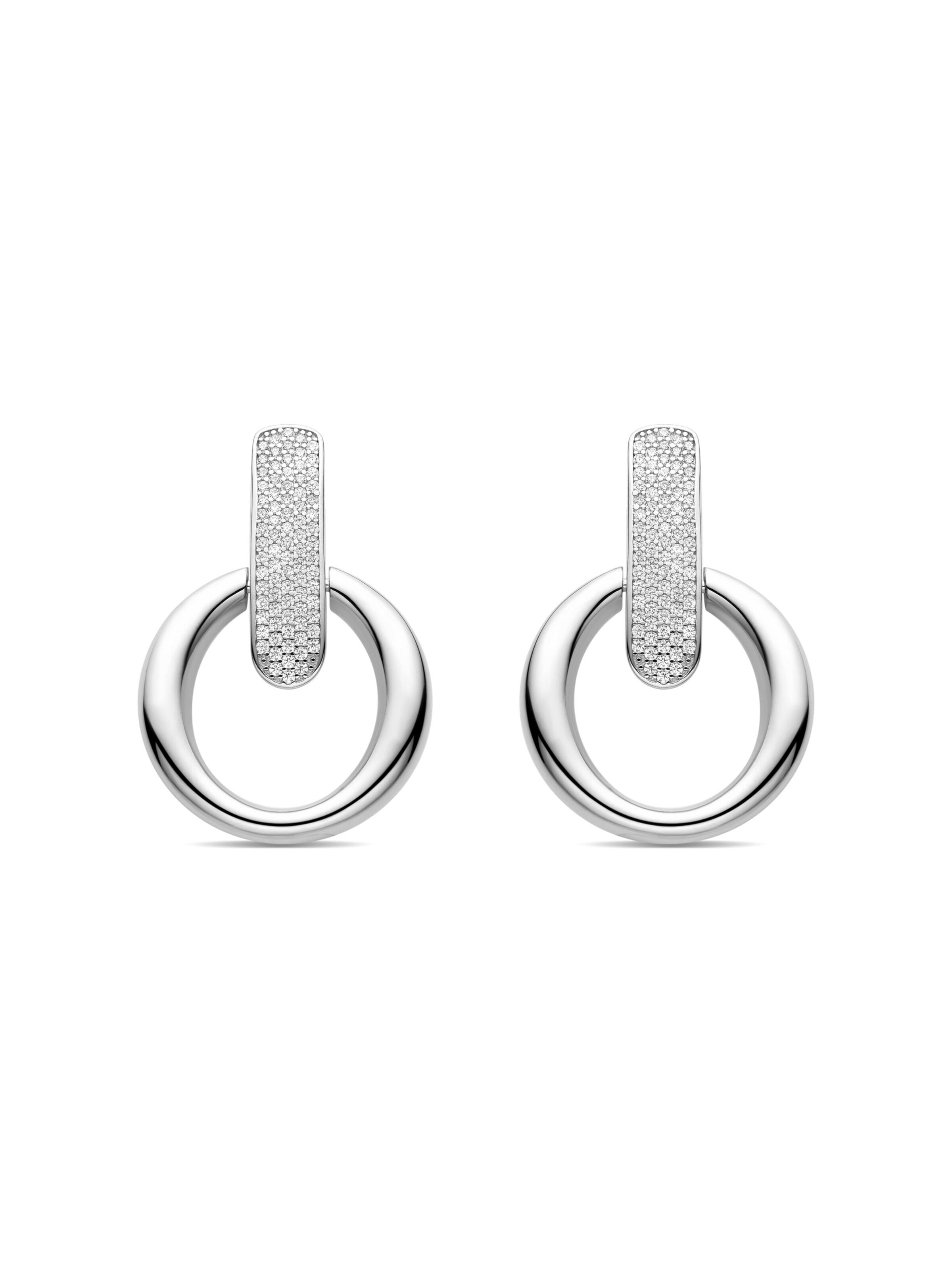 Luxenter Earrings 'NARDHAL' in White: front
