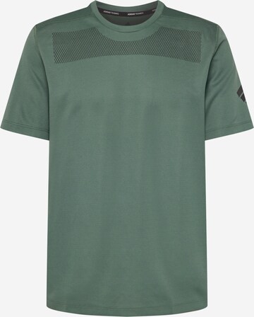 ADIDAS SPORTSWEAR Funkční tričko 'Workout Front Rack Impact Print' – zelená: přední strana