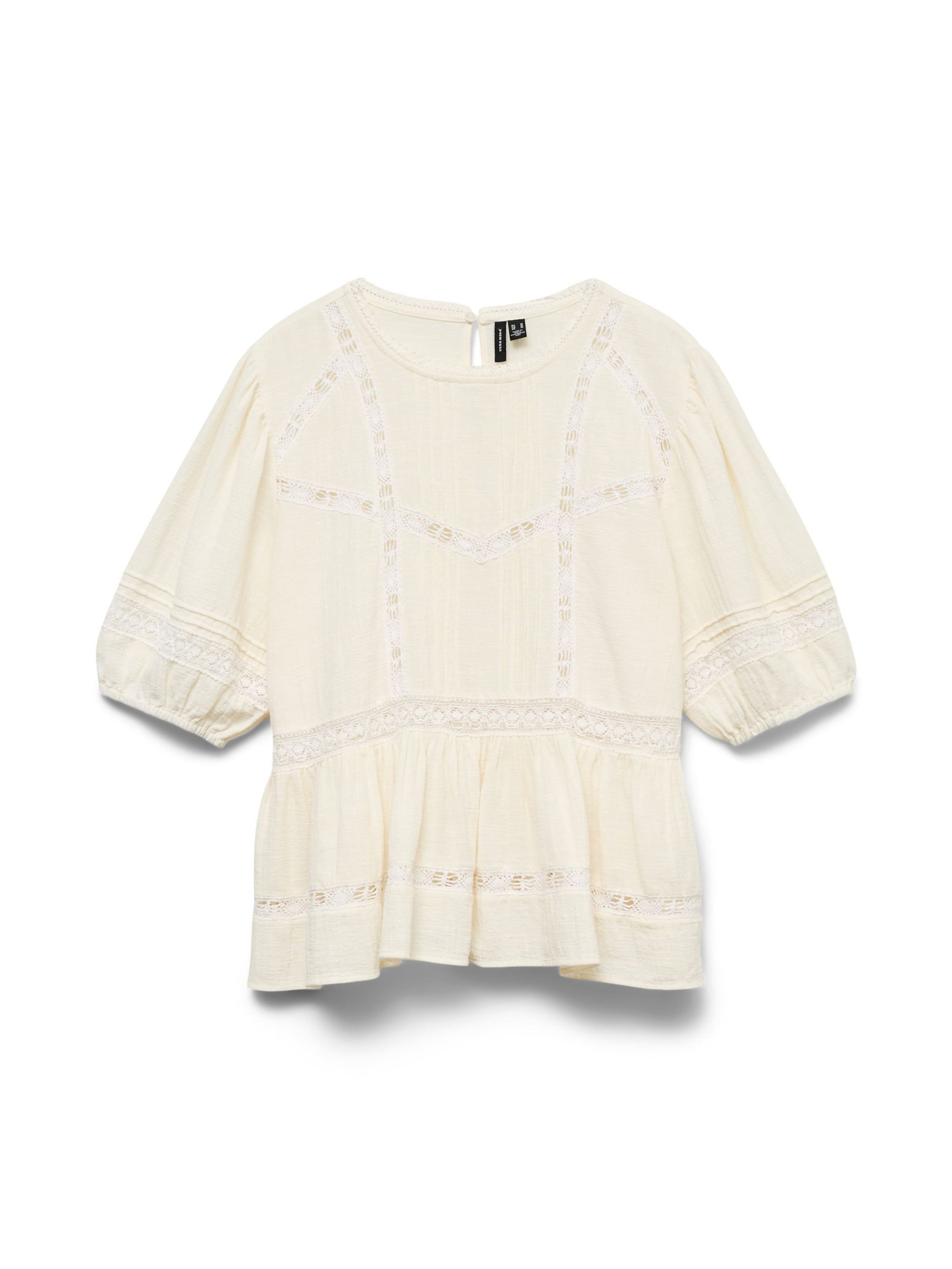 VERO MODA Blouse 'VMVILDE' in de kleur Wit, Productweergave