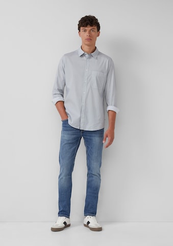 Coupe slim Chemise s.Oliver en blanc