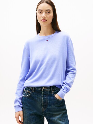 Pulover 'ESSENTIAL' de la Tommy Jeans pe albastru: față