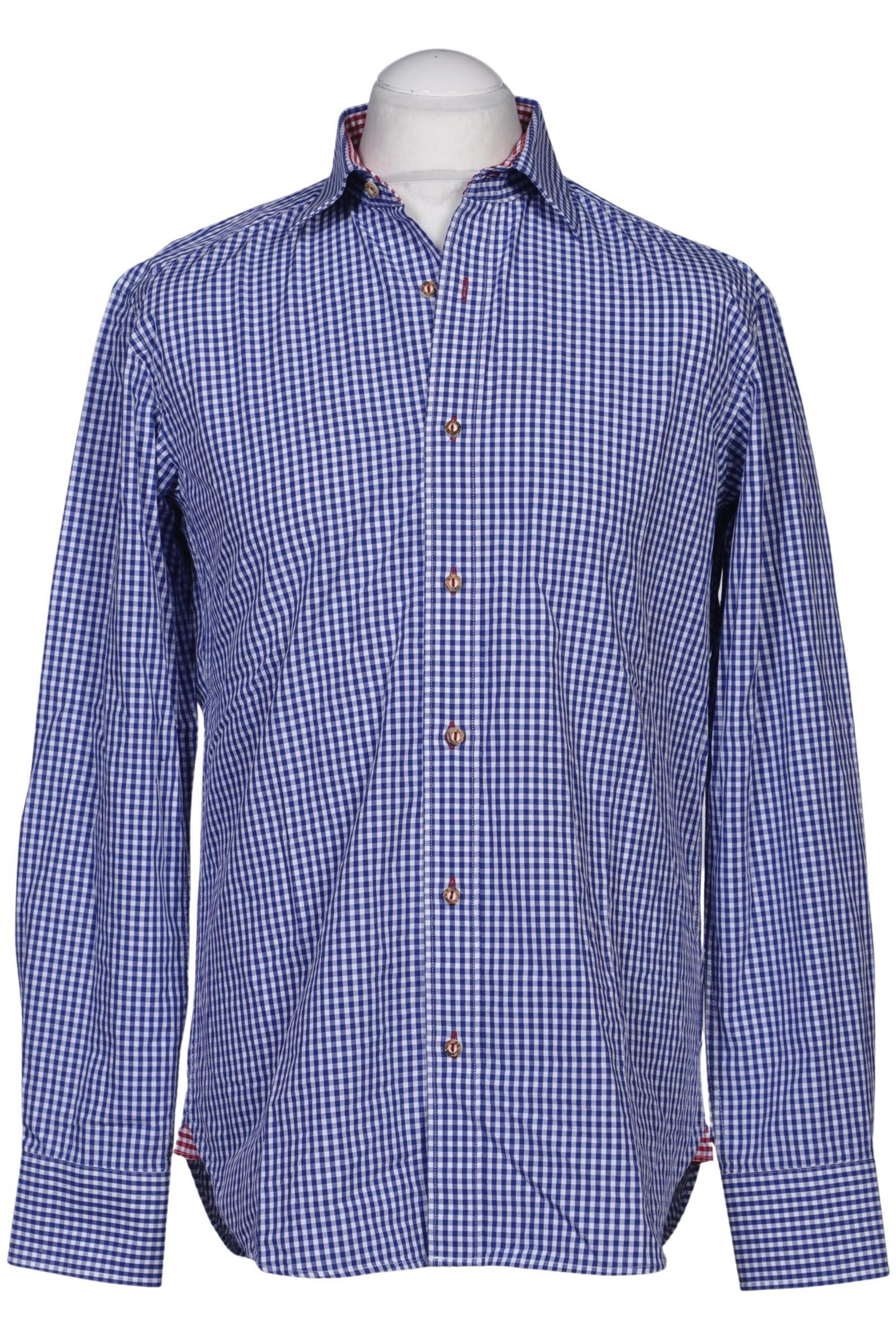 Tom Rusborg Button Up Shirt in M in Blue: front