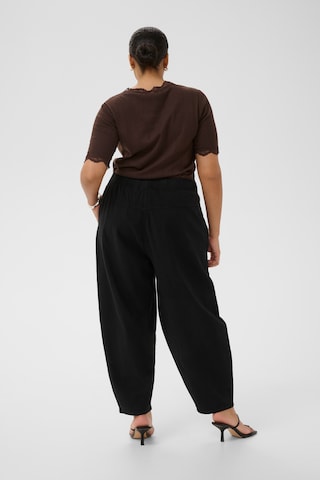 KAFFE CURVE Baggy Broek 'KCnana' in Zwart