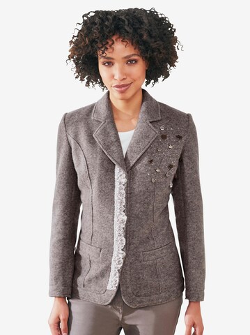 heine Blazer in Grey: front