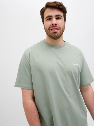 Maglietta 'JJENoa' di Jack & Jones Plus in verde