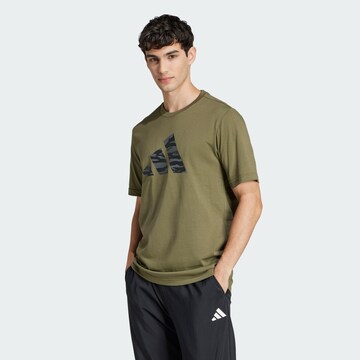 ADIDAS SPORTSWEAR Performance Shirt in Green: front