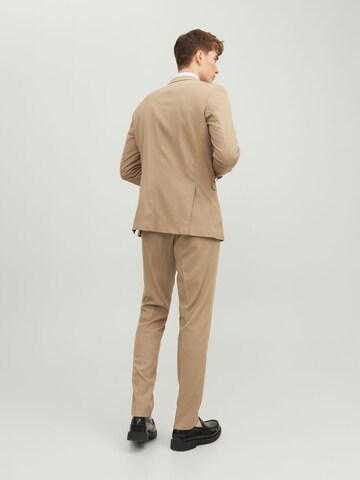 JACK & JONES Slimfit Bukser med fals 'Franco' i brun