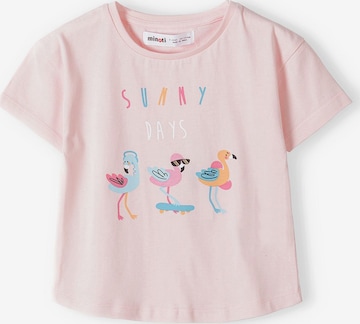 T-Shirt MINOTI en rose : devant