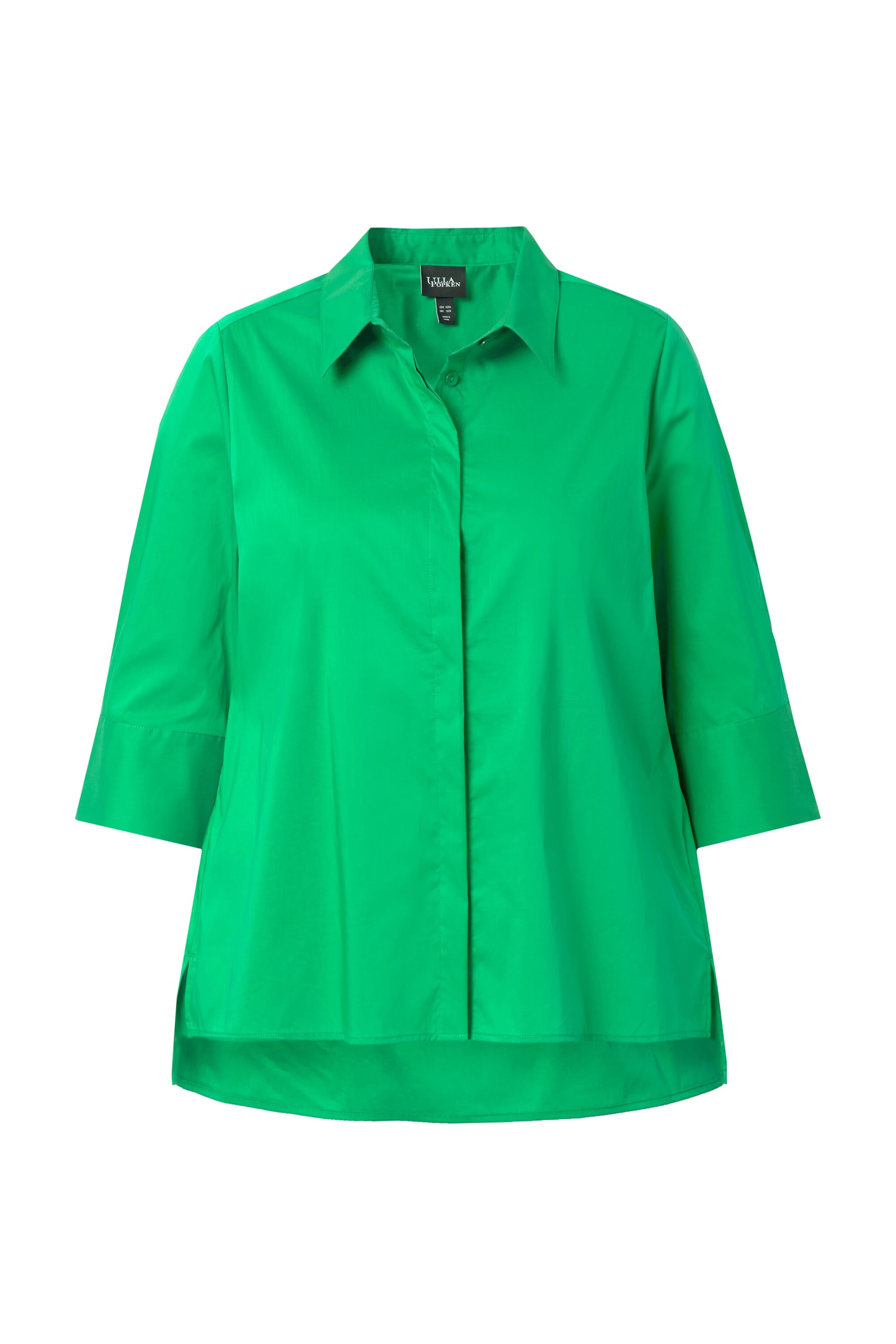 Camicia da donna di Ulla Popken in verde: frontale