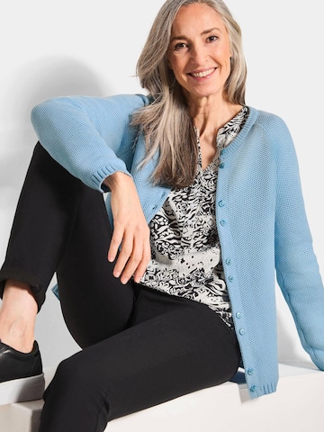 Goldner Gebreid vest in Blauw