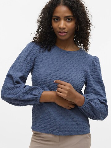 VERO MODA Blouse 'FLOWER' in Blue