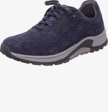 GABOR Athletic Lace-Up Shoes in Blue: front