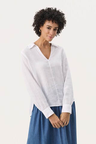 Part Two Bluse 'Natalee' in Weiß: Vorderseite