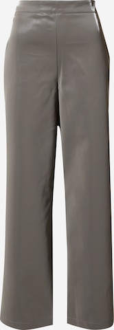 NA-KD Wide leg Trousers in Grey: front