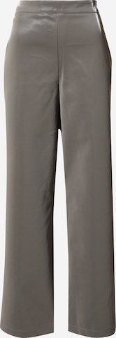 Wide Leg Pantalon NA-KD en gris : devant