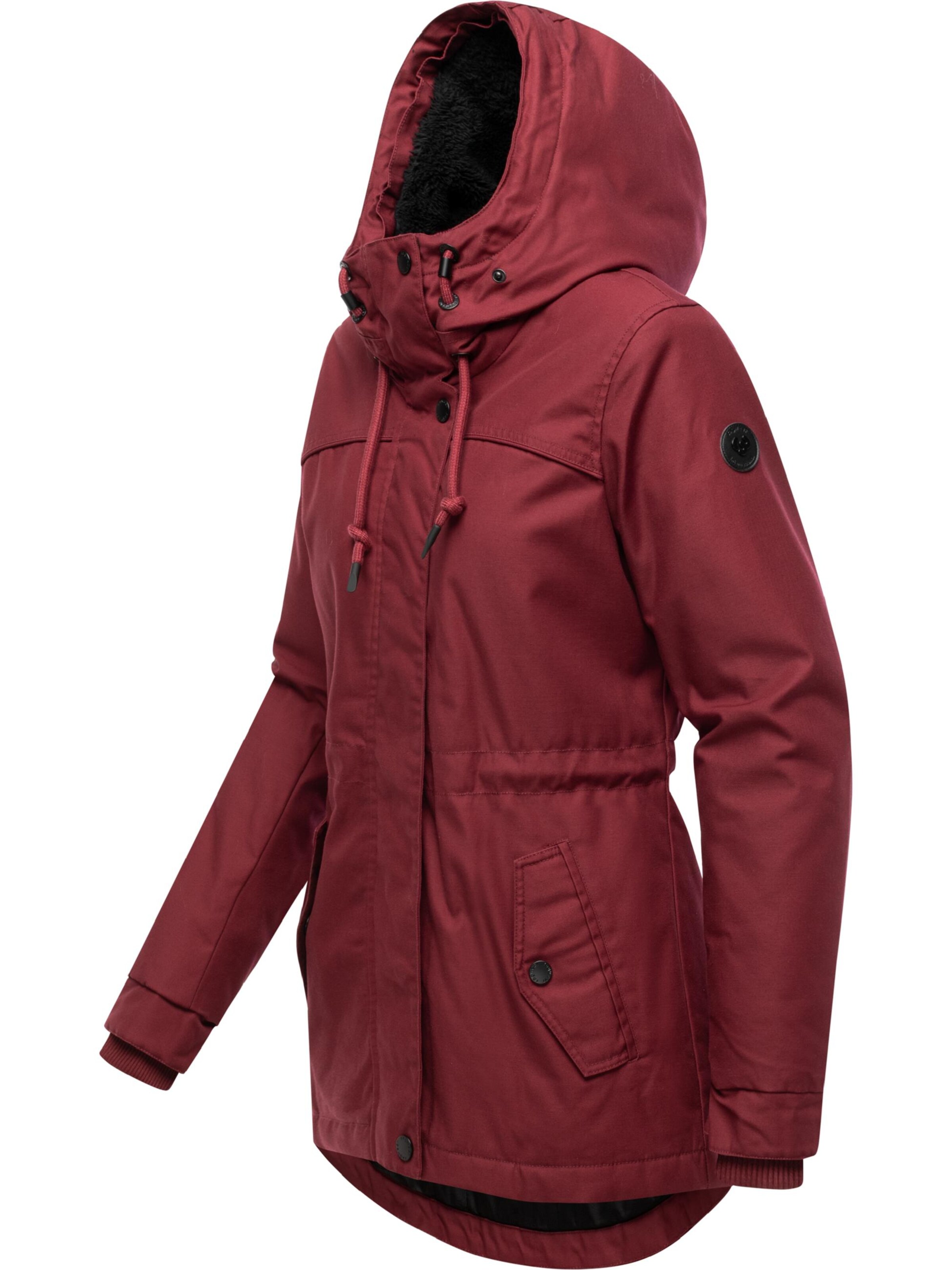 Parka invernale 'Tawny Short' di Ragwear in rosso