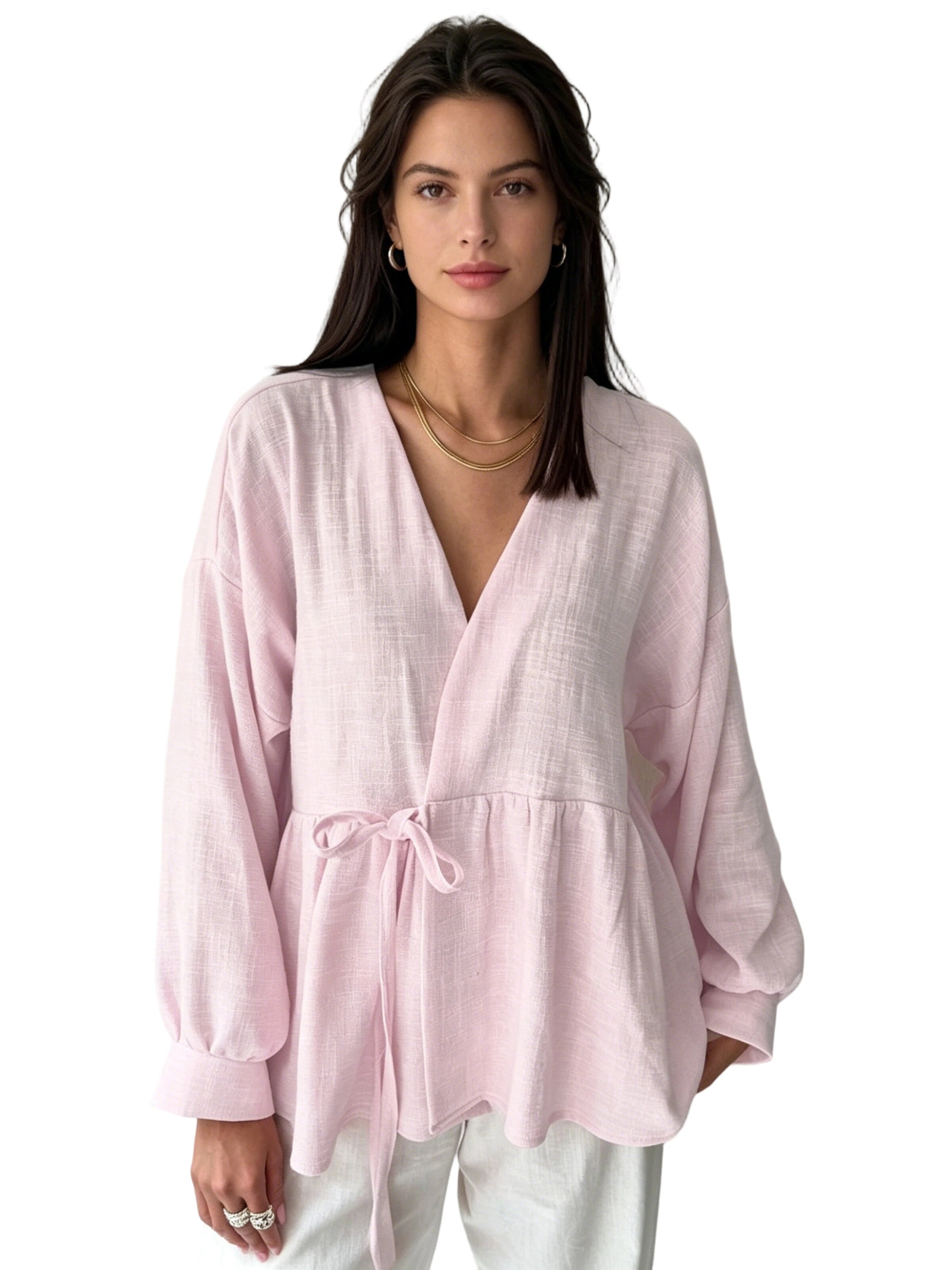 Yesfashion Bluse‌‌‌ in Pink: Vorderseite
