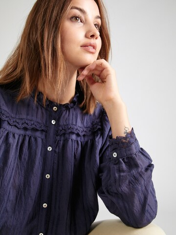 Lollys Laundry Bluse 'Airlie' in Blau