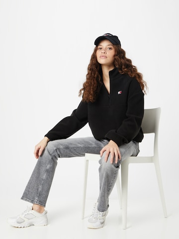 Tommy Jeans Sweatshirt in Schwarz