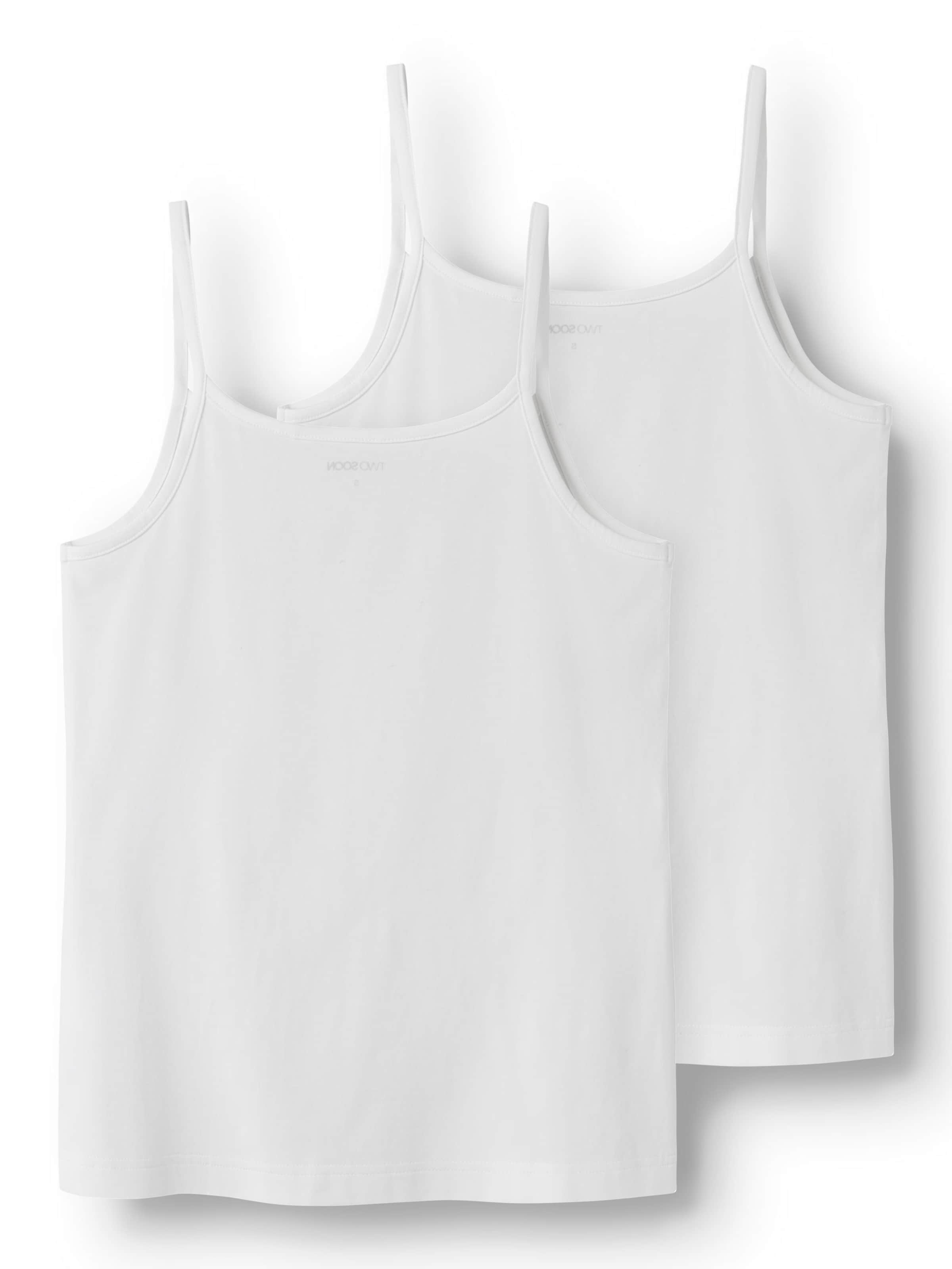 TWO SOON Undershirt in White