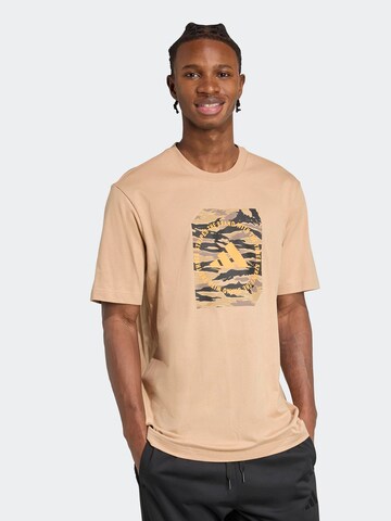 ADIDAS SPORTSWEAR Funkcionalna majica | bež barva: sprednja stran