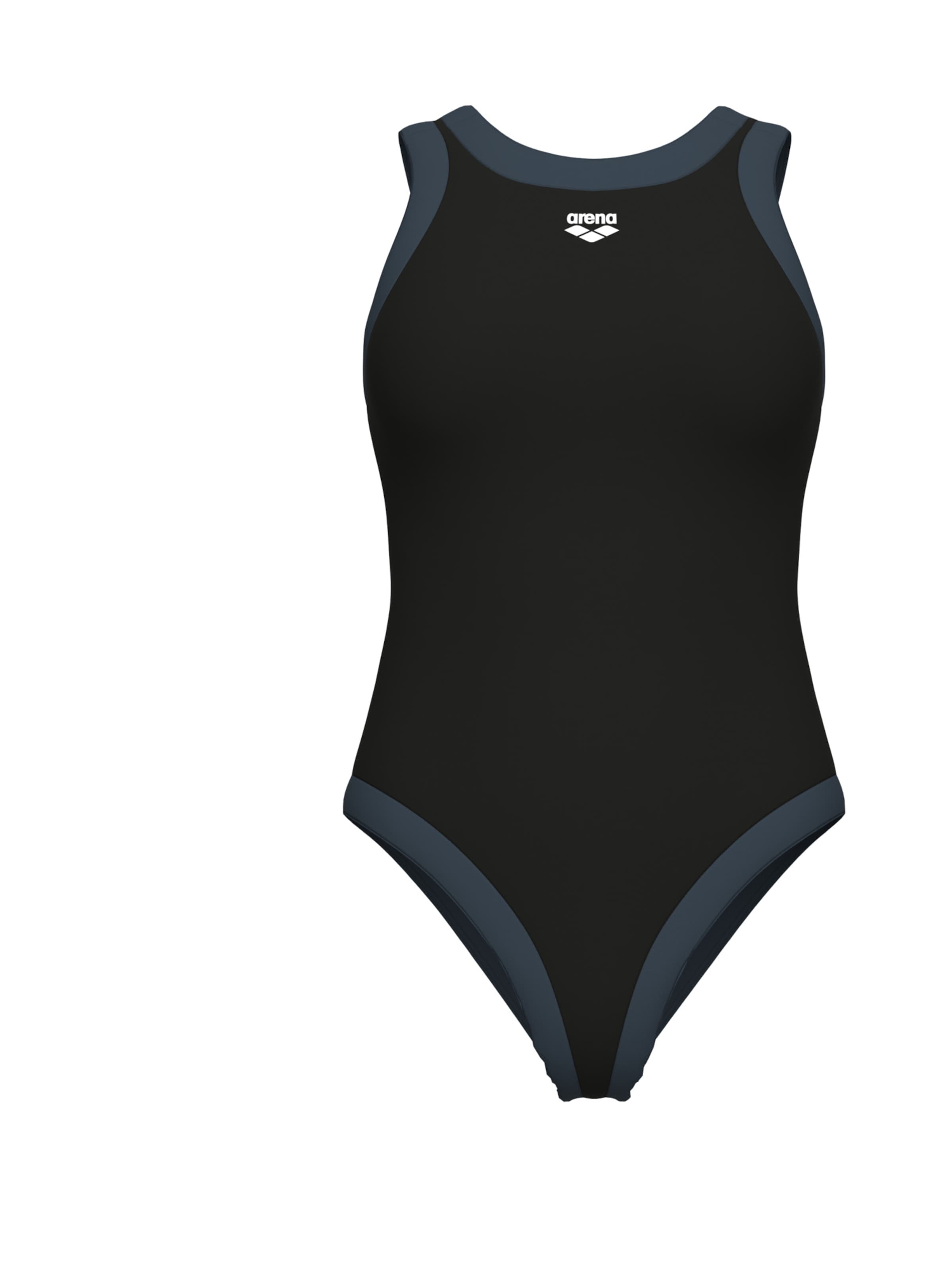 ARENA Sports swimsuit 'Bold Lines' in XS in Dark grey / Black, Item view