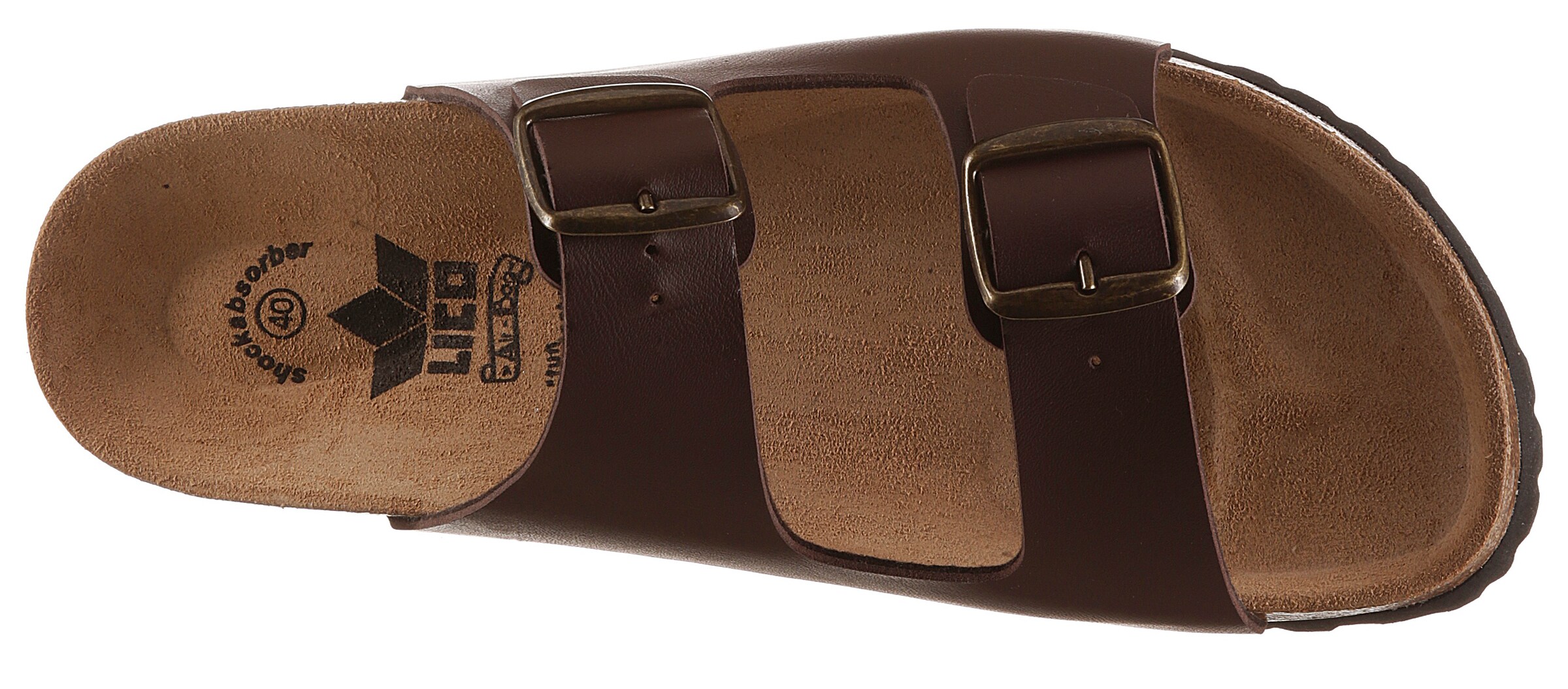 LICO Pantolette 'Bioline' in Braun