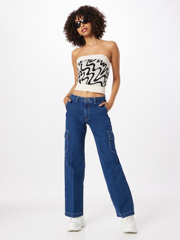 MUD Jeans Loose fit Cargo Jeans 'Wilma Works' in Blue