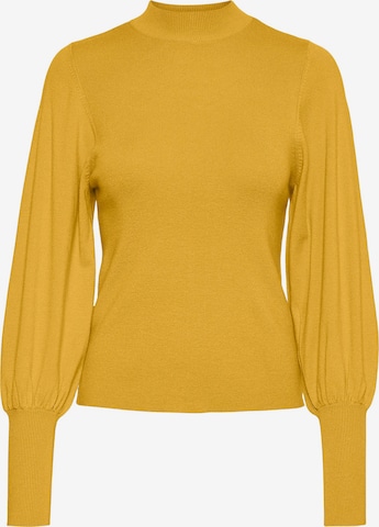 Pull-over 'Holly Karis' VERO MODA en jaune : devant