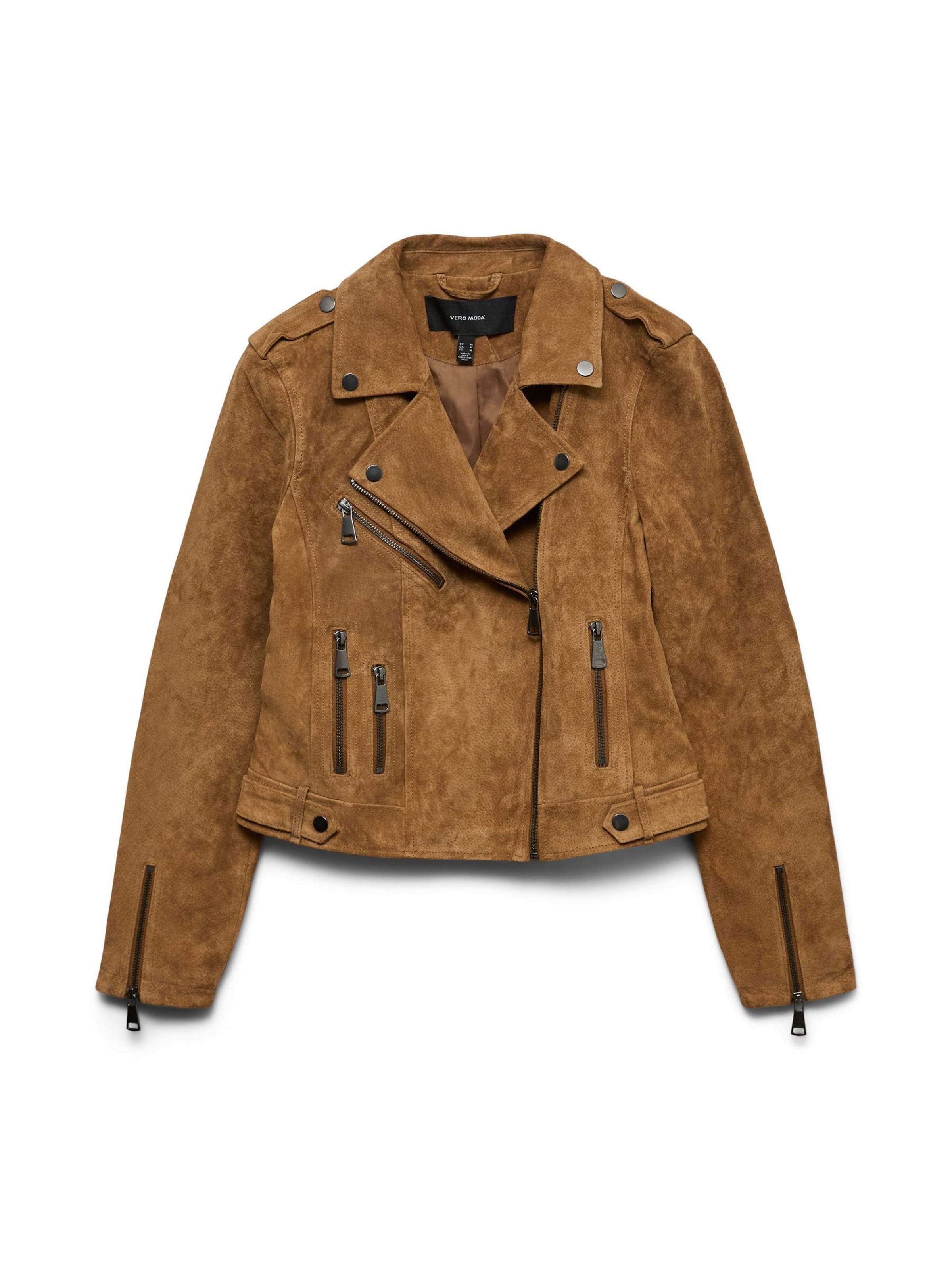 Veste mi-saison 'VMRoyceAlice' VERO MODA en marron : devant