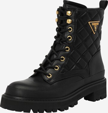 Bottines à lacets 'Badae' GUESS en noir : devant