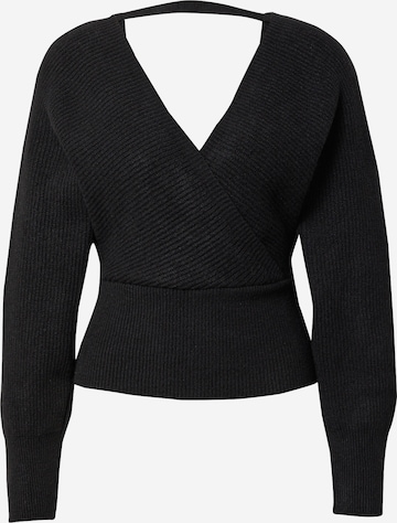 ABOUT YOU Sweater 'Joaline' in Black: front