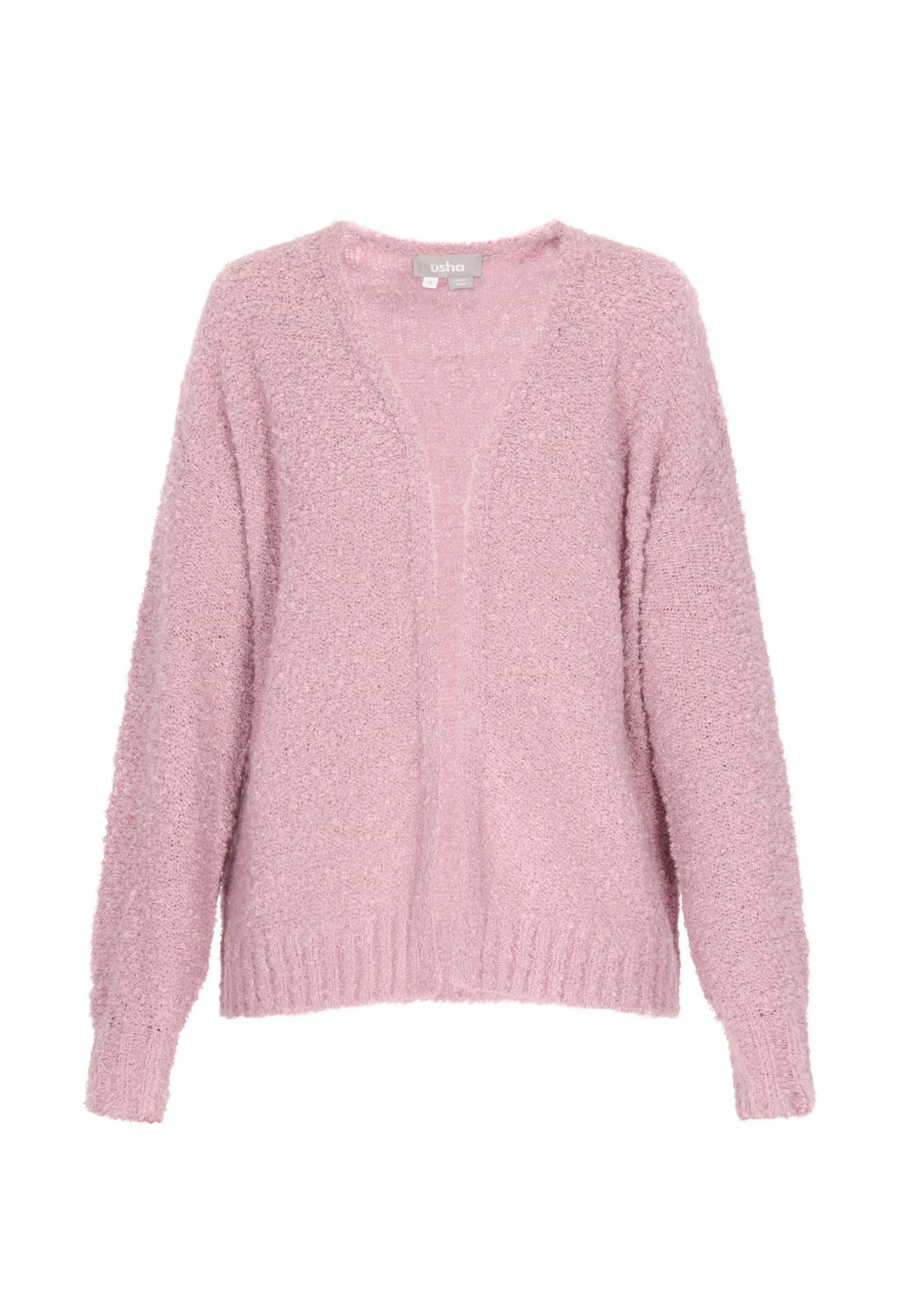 rozā Usha Adīta jaka: no priekšpuses