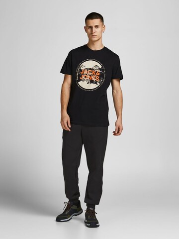 JACK & JONES Tapered Hose in Schwarz