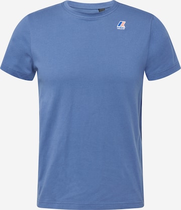 K-Way - Camiseta 'LE VRAI EDOUARD' en azul: frente