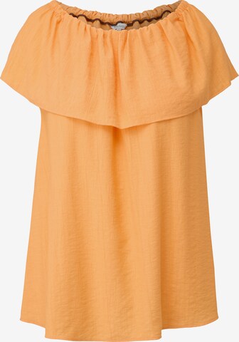 TRIANGLE Blus i orange: framsida