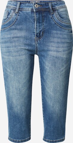 ZABAIONE Slimfit Jeans 'Ru44bina' in Blauw: voorkant