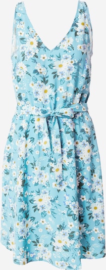 VILA Summer Dress 'KRISTINA LAIA' in Sky blue / yellow gold / Dark green / White, Item view