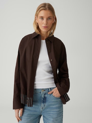 OPUS Bluse 'Favia' in Braun: Vorderseite