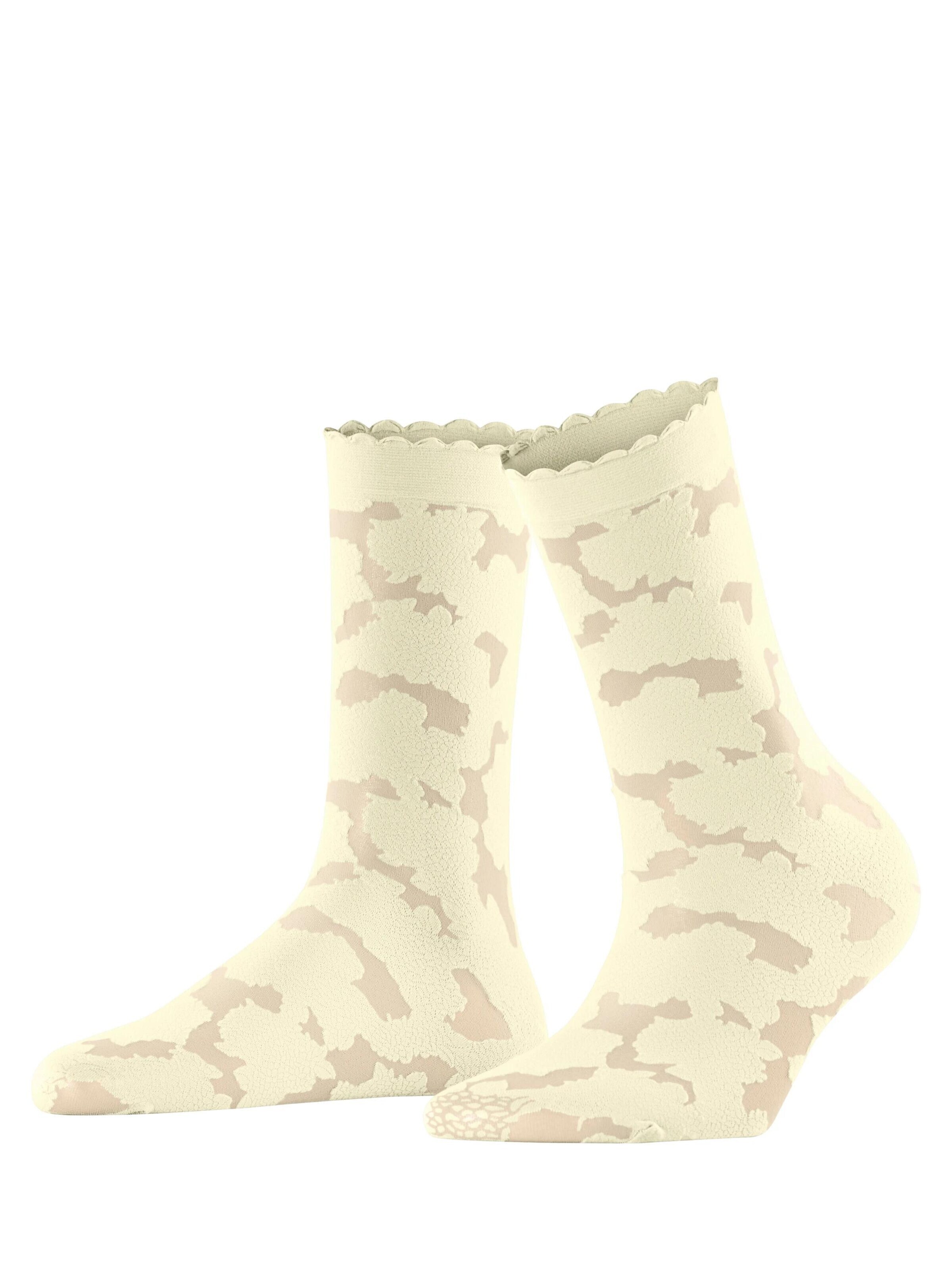 FALKE Socken 'Hydrangea'‌‌‌‌‌‌‌‌‌ in Weiß: Vorderseite