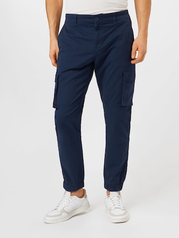 Effilé Pantalon cargo 'Cam Stage' Only & Sons en bleu : devant