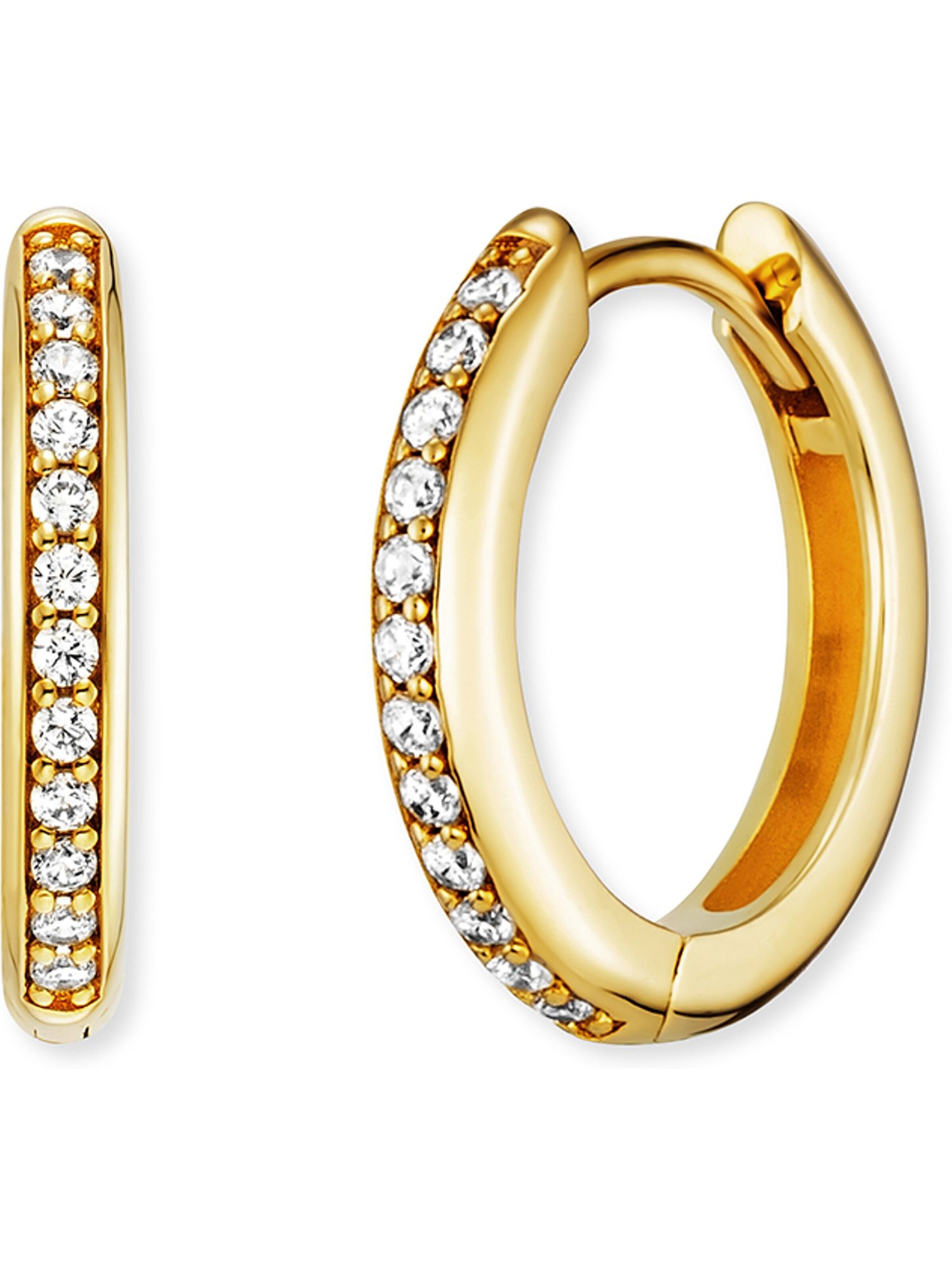 Engelsrufer Earrings in Gold: front