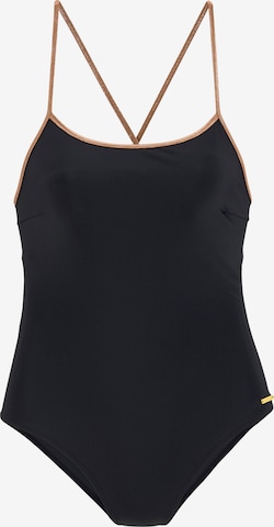 Bruno Banani T-Shirt Uimapuku värissä musta: etupuoli