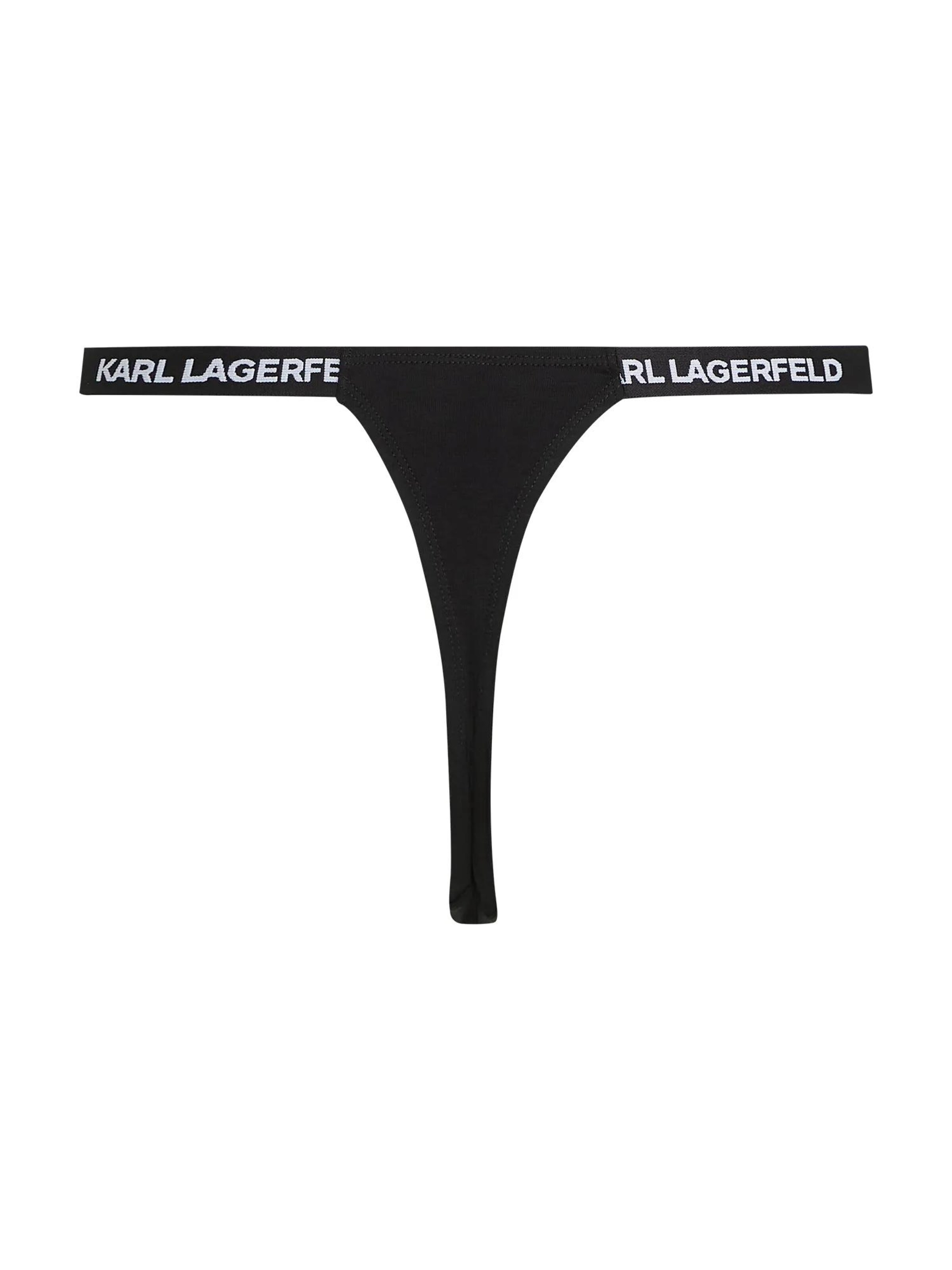 Karl Lagerfeld String bugyik - fekete