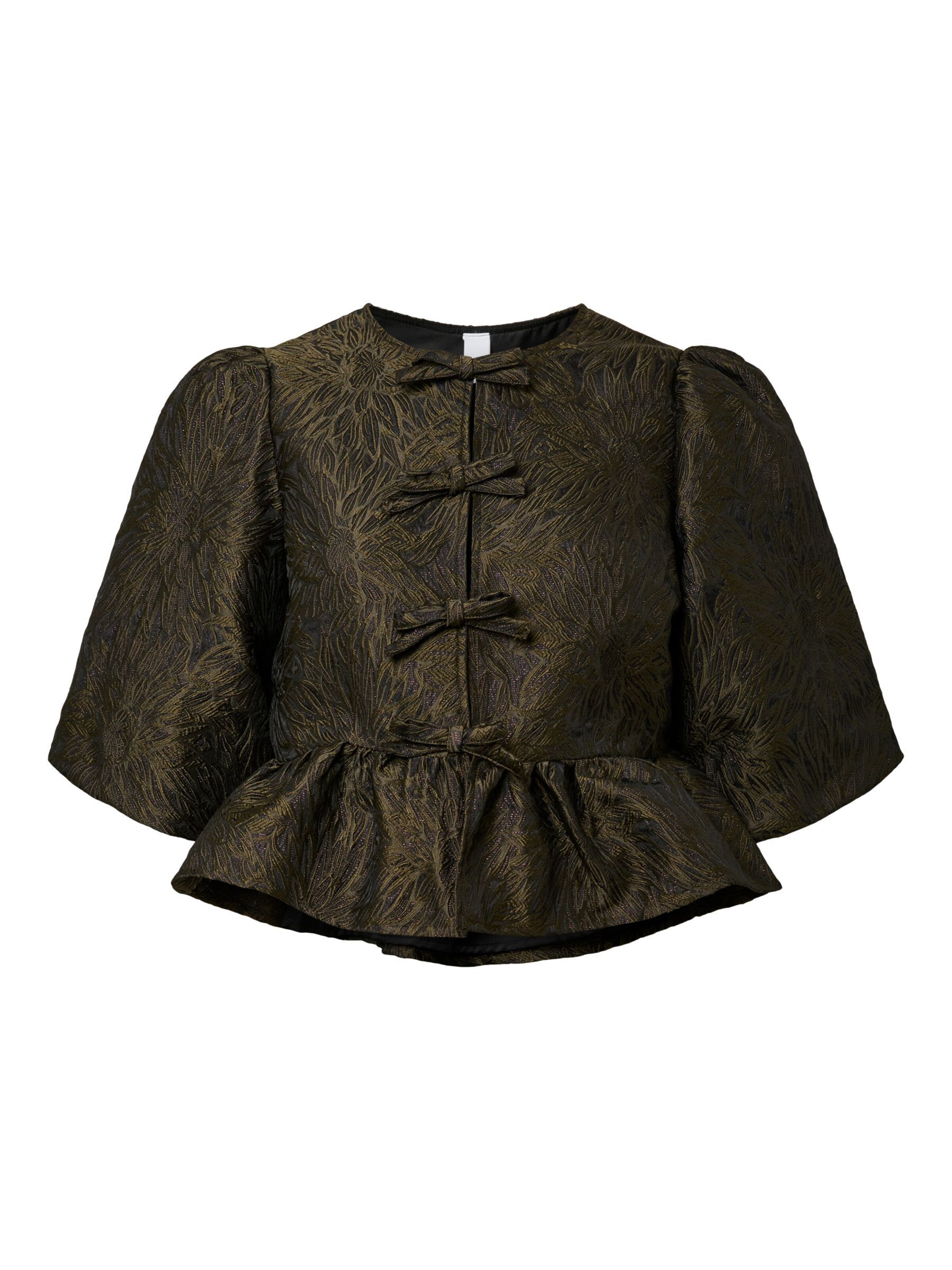 YAS Blouse 'YASLeroc' in Zwart: voorkant