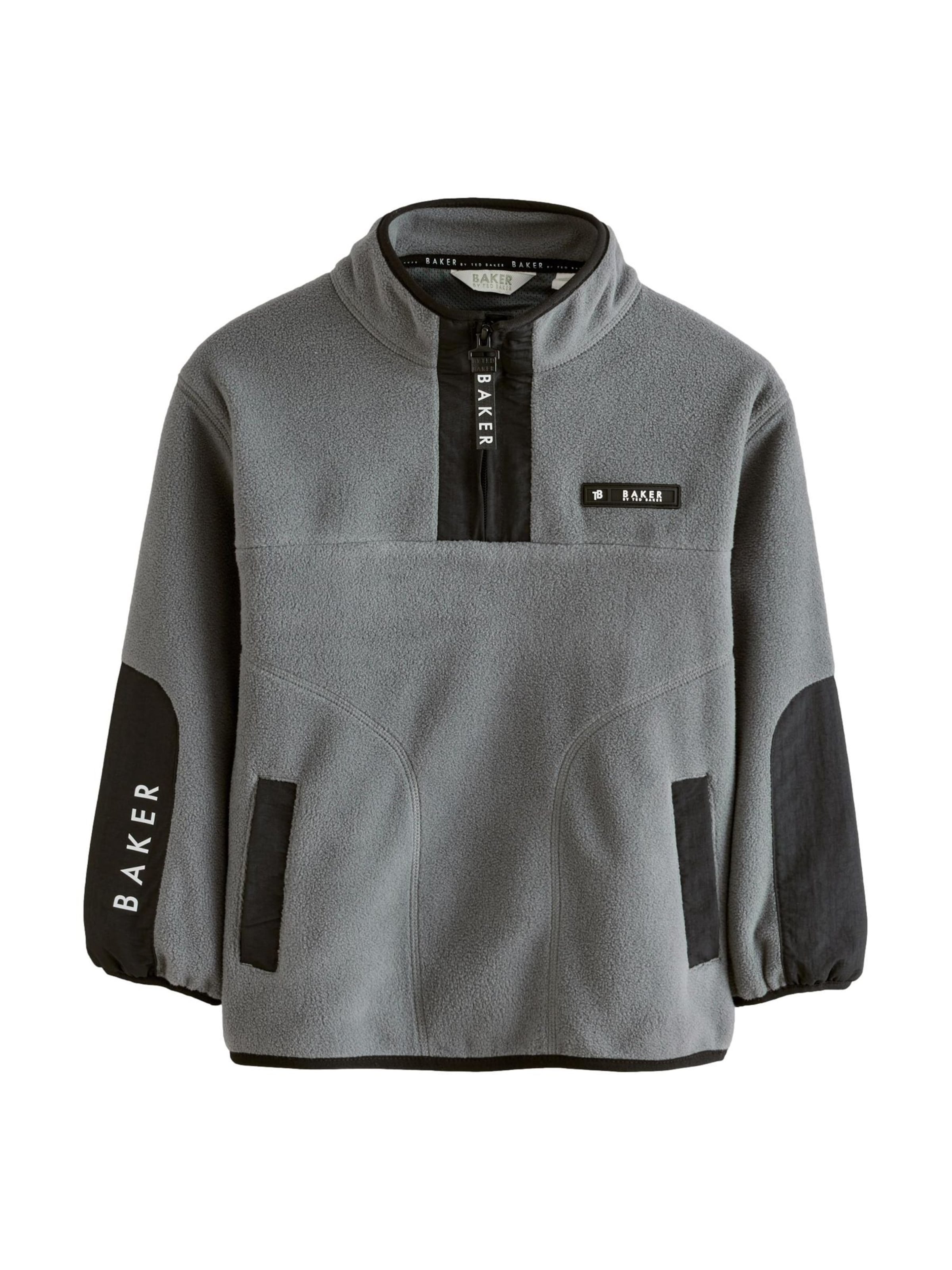 Baker by Ted Baker Pulover veličine 104 u siva / crna / bijela, Pregled proizvoda