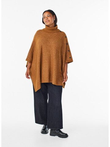 brūns Zizzi Pončo 'Cavilma'