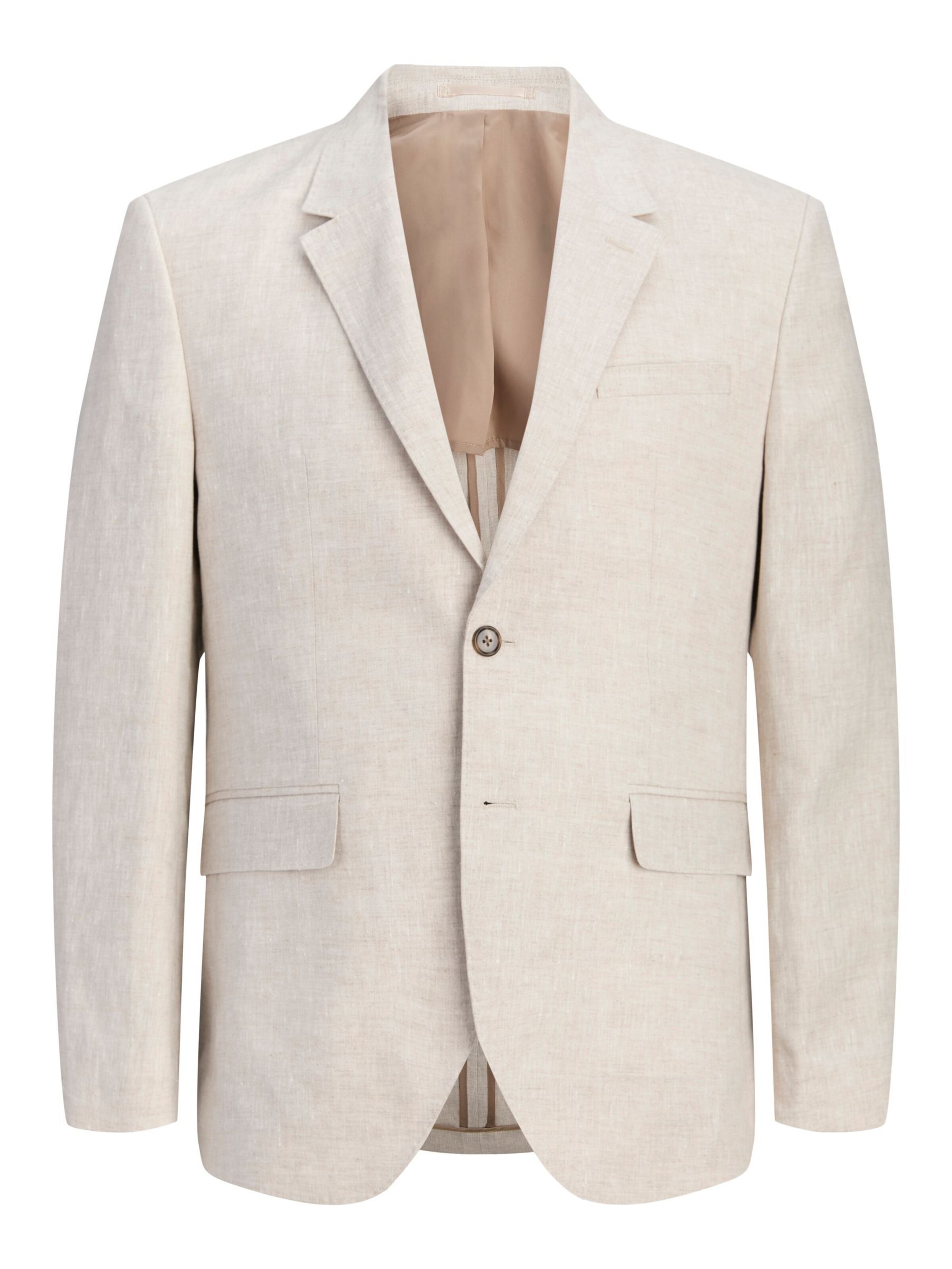JACK & JONES Slim fit Colbert 'JPRBLAMartin' in Beige: voorkant
