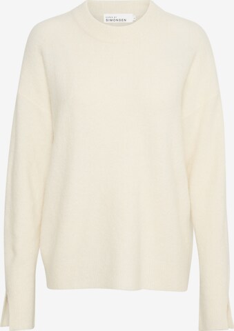 KAREN BY SIMONSEN Sweater 'Debbie' in Beige: front